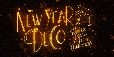 New Year Deco Font