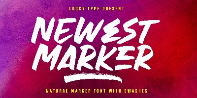 Newest Marker Font