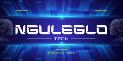 Nguleglo Tech Font