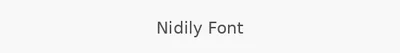 Nidily Font