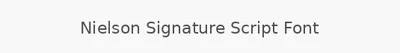 Nielson Signature Script Font