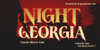 Night Georgia Font