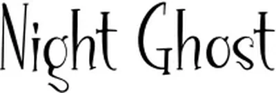 Night Ghost Font