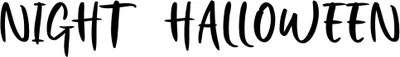 Night Halloween Font