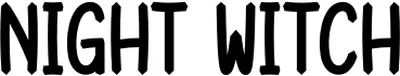 Night Witch Font
