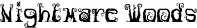 Nightmare Woods Font