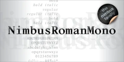 Nimbus Roman Mono Font