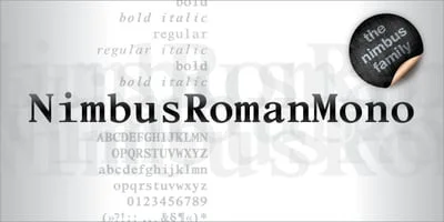 Nimbus Roman Mono Font