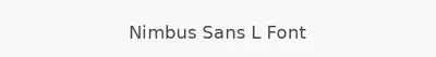 Nimbus Sans L Font