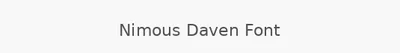 Nimous Daven Font