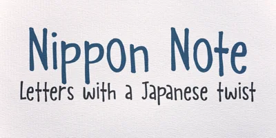 Nippon Note Font