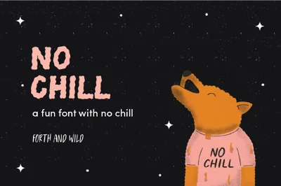 No Chill Wavy Display Font