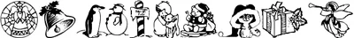Noel Dingbats Font