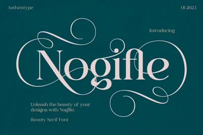 Nogifle Beauty Serif Font