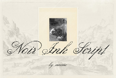 Noir Ink Script Font