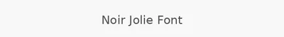 Noir Jolie Font