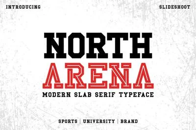 North Arena - Slab Serif Font