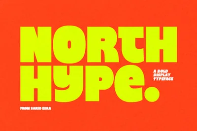 North Hype – Bold Display Sans Font