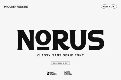 Norus - Classy Sans Serif Font
