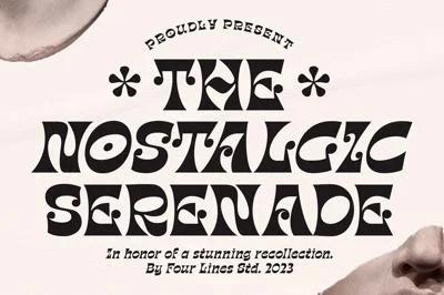Nostalgic Serenade – Vintage Display Font