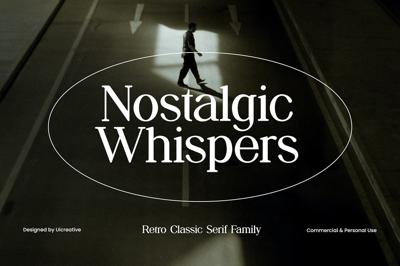 Nostalgic Whispers Retro Serif Font Free Download