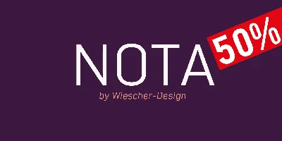 Nota Font Free Download