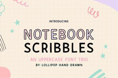 Notebook Scribbles Font Free Download