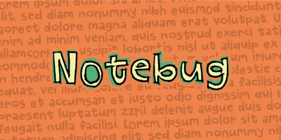 Notebug Font