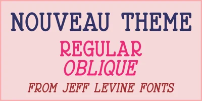 Nouveau Theme JNL Font