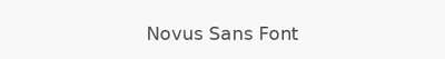 Novus Sans Font