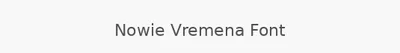 Nowie Vremena Font