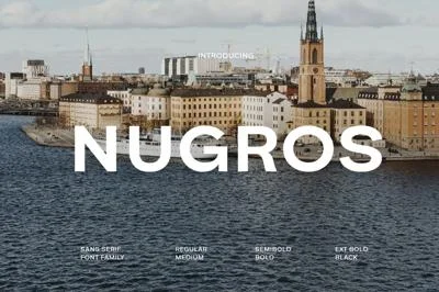 Nugros Sans Serif Font