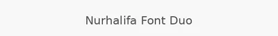 Nurhalifa Font Duo
