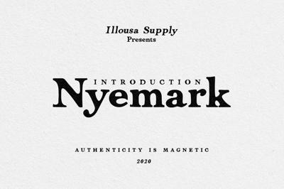 Nyemark - Serif Typeface Free Download