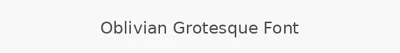 Oblivian Grotesque Font