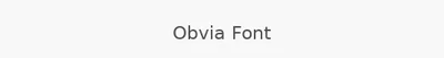 Obvia Font