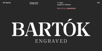 -OC Bartok Font