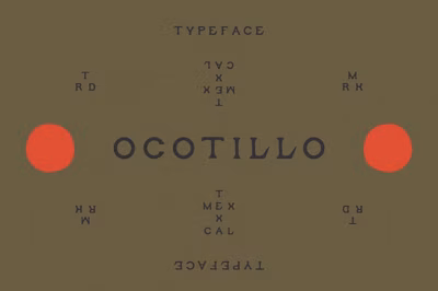 OCOTILLO TYPEFACE Free Download