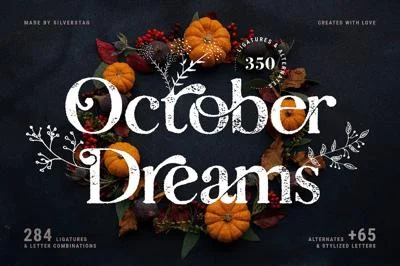 October Dreams - Hand-Drawn Serif Font