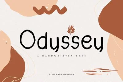 Odyssey - A Handwritten Sans Font