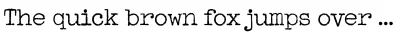 Office Memorandum AOE Font