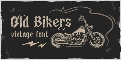 Old Bikers Font