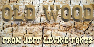 Old Wood JNL Font