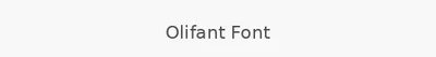 Olifant Font