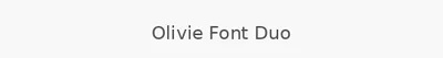 Olivie Font Duo