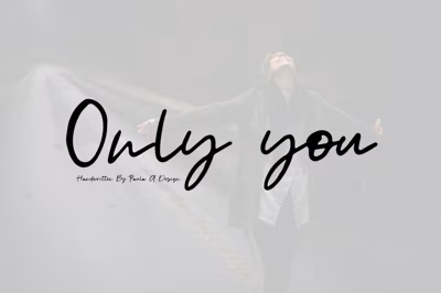 Only you | Handwritten Font Free Download