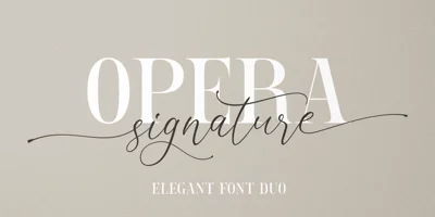 Opera Signature Font