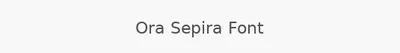 Ora Sepira Font