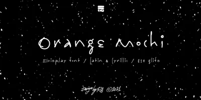 Orange Mochi Font