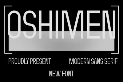 OSHIMEN Font Free Download